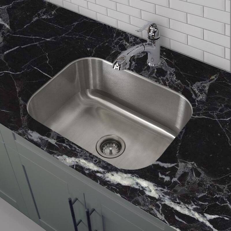 Swiss Madison 23-1/8" Undermount Single Basin Stainless Steel Kitchen