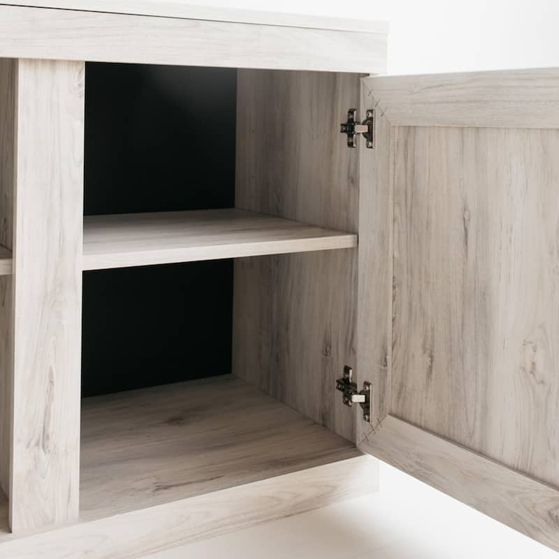 Signature Design by Ashley Wynnlow Weathered Woodgrain 60-inch TV Stand