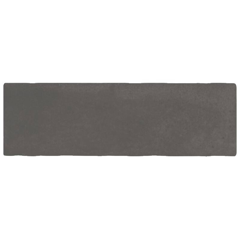 Merola Tile Coco Matte Black Hat 2" x 5-7/8" Porcelain Floor and Wall Tile
