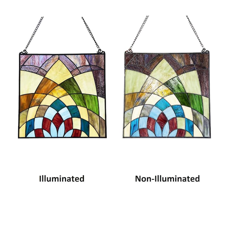 Geometric Design Window Panel/Sun Catcher - M