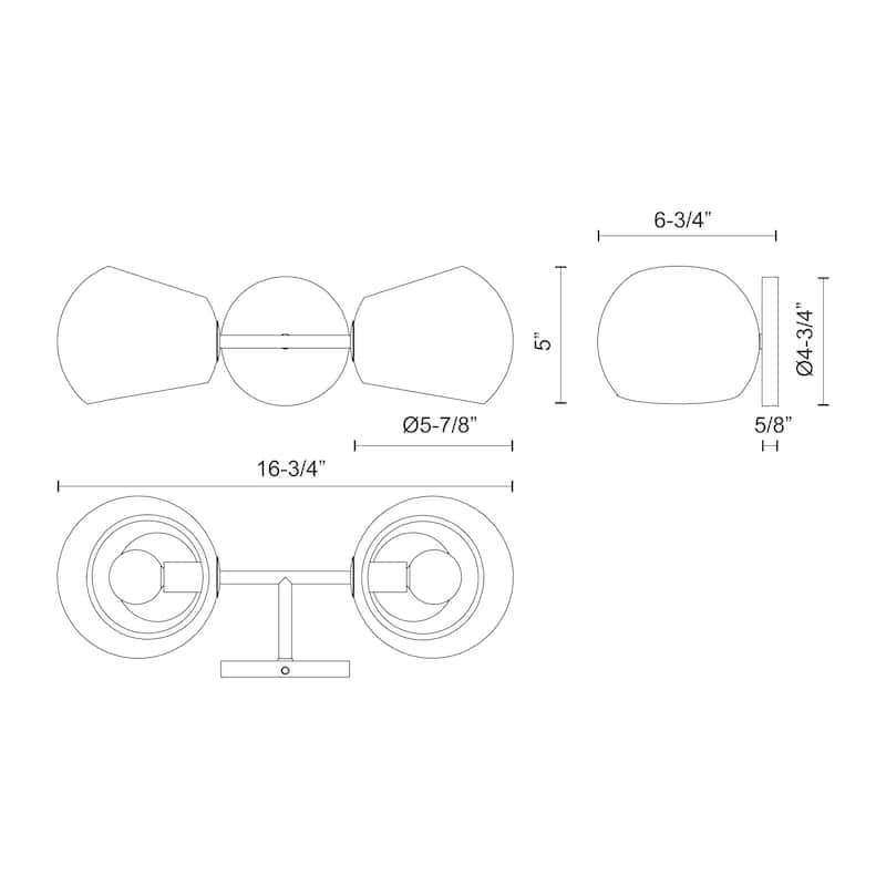 Alora Lighting WV548217CP Willow 17" Wide Bathroom Sconce with Copper