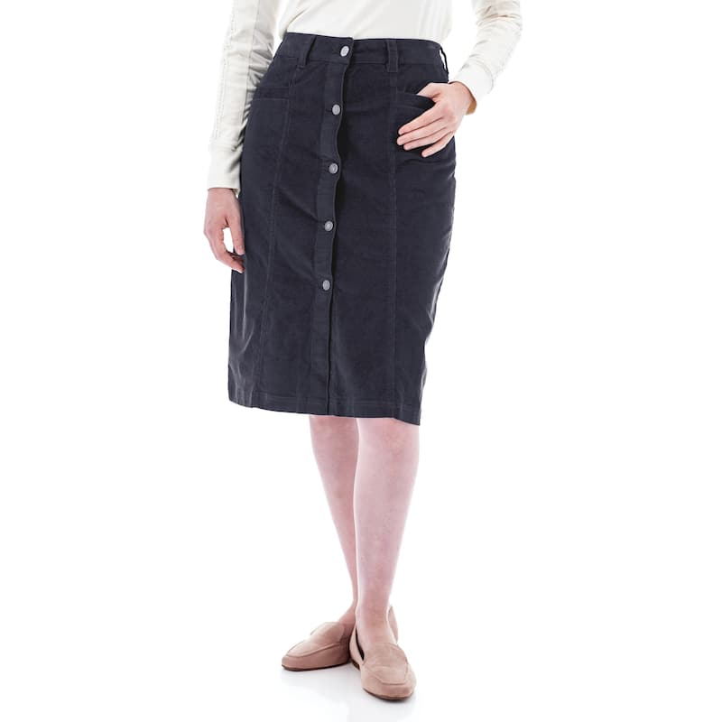 Aventura Women's Rhyder Cord Skirt - Sky Captain - 14