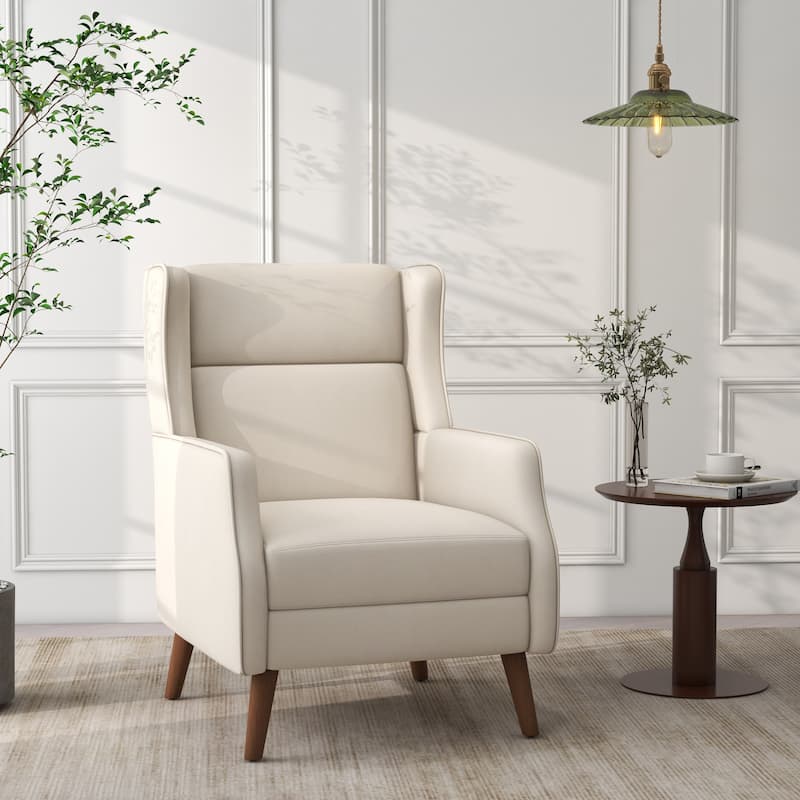 Upholstered Modern Accent Chair Living Room Armchairs