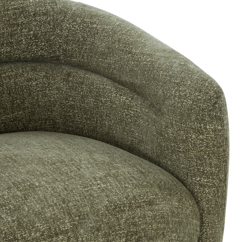 SAFAVIEH Couture Kellybryn Chenille Swivel Chair - 33"W x 31"D x 28"H