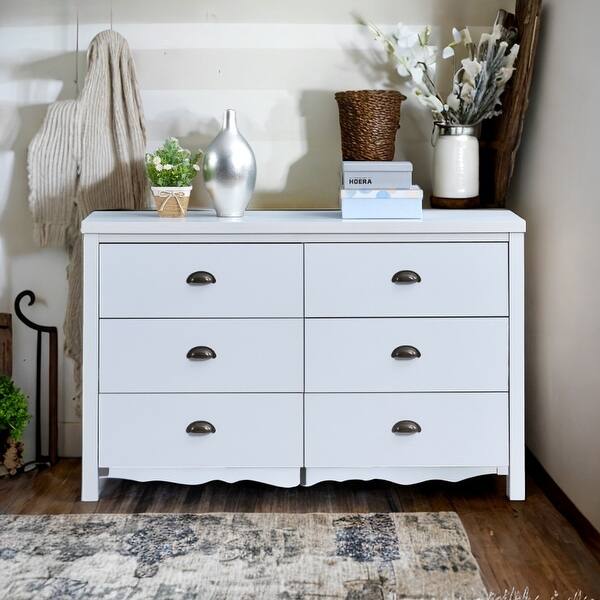 fully assembled white dresser Tranquility Dresser, AII Drawers DIides Pre Delta Children Forever 6 Drawer