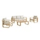 preview thumbnail 99 of 122, Spruce & Spring Outdoor Patio Furniture Set Aluminum Sofa Accent Chair