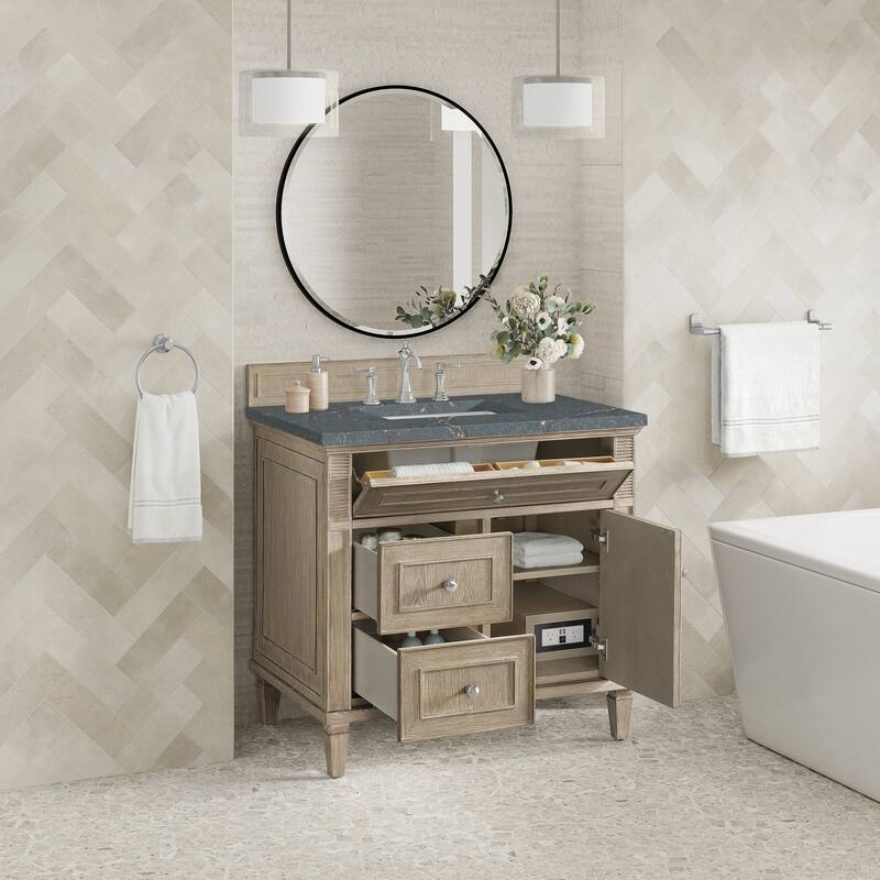 James Martin Vanities 424-V36-3PBL Lorelai 36" Single Basin Wood