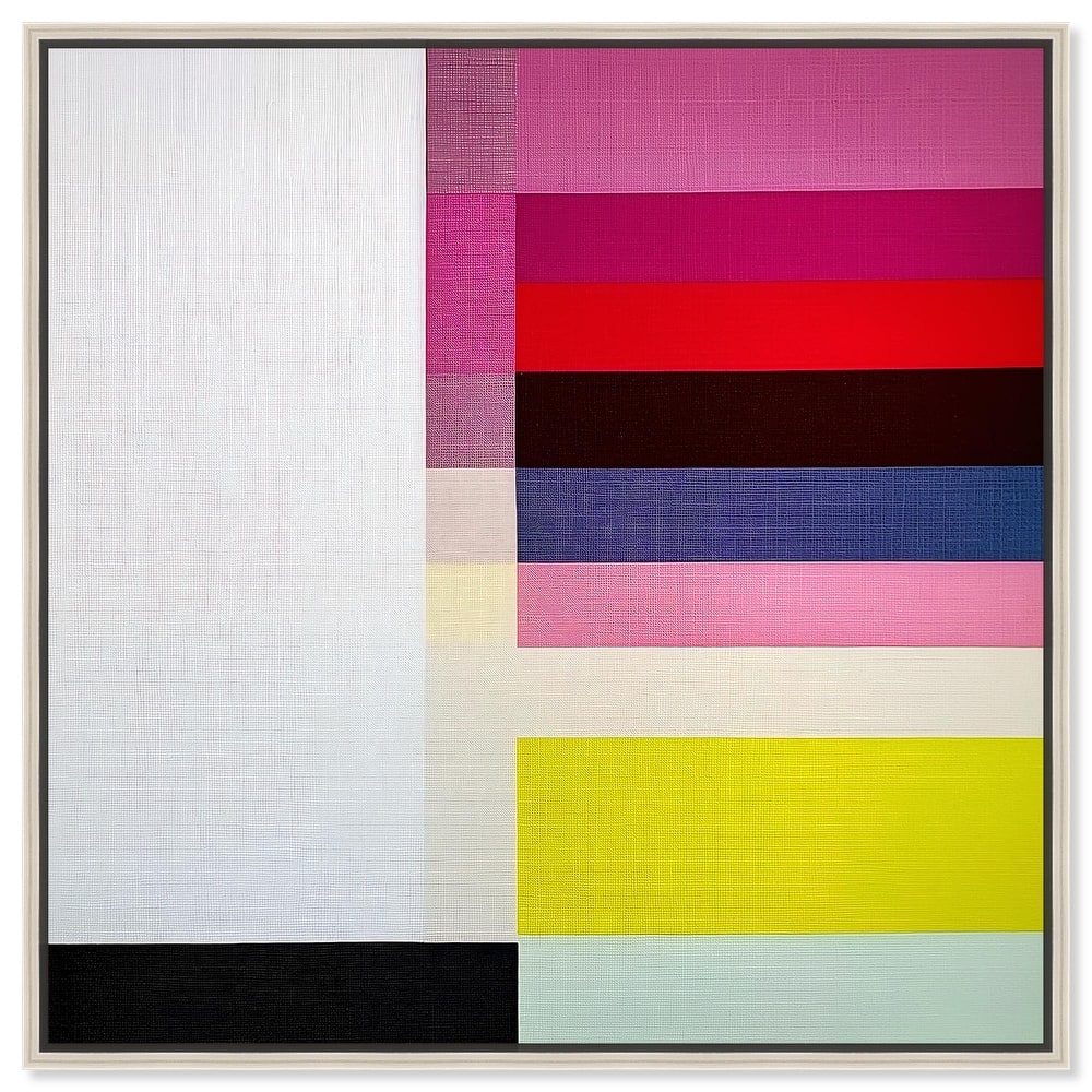 Quadratic Composition Canvas by Art Remedy