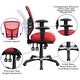 preview thumbnail 42 of 164, Nicholas Mid-Back Blue Mesh Multifunction Executive Swivel Ergonomic Office Chair with Adjustable Arms