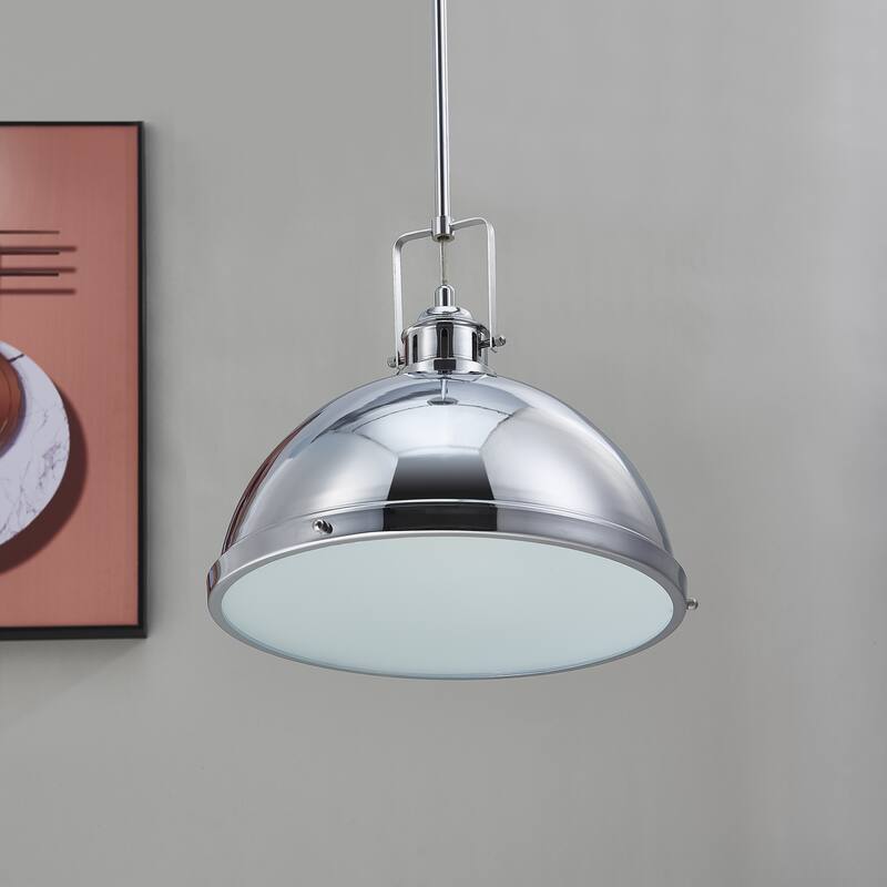 Singel Pendant 21.5 Inch Chrome Finish