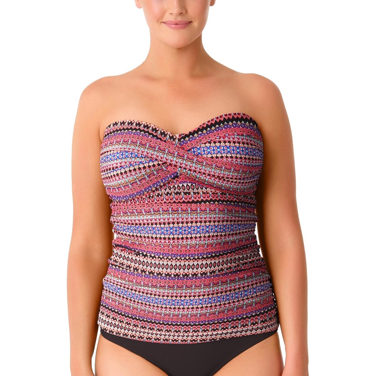 anne cole bandeau tankini top