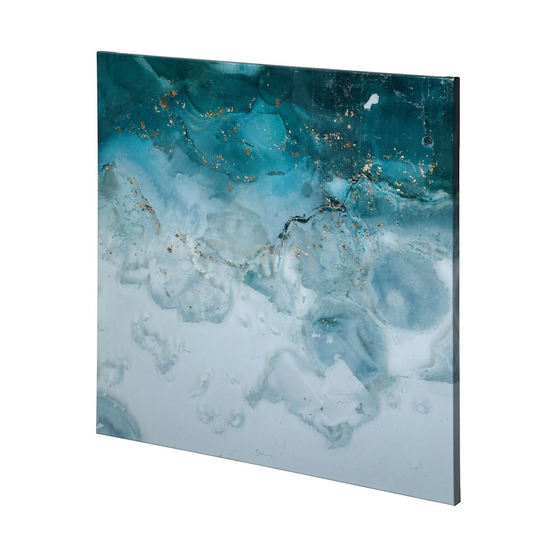 Aerial Blue I (30 x 30) Canvas Art Print - Large