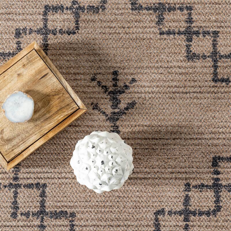 Erica Easy Jute Machine Washable Area Rug