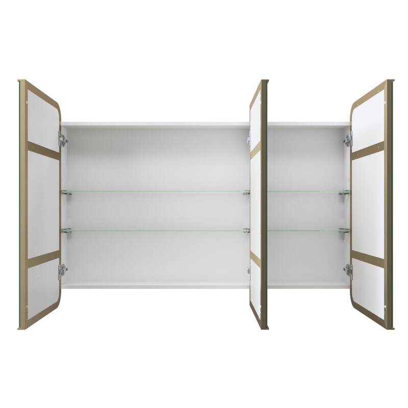 Glass Warehouse SC3-SQ-48X32 Calla 48" x 32" Framed Triple Door