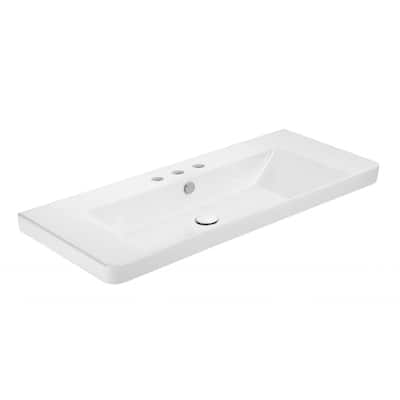 WS Bath Collections Luxury 105.03 Luxury 41-5/16" Rectangular Ceramic
