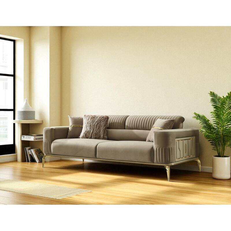 Feronia 3 Pieces Living Room Sets 2 Sofa 1 Chair