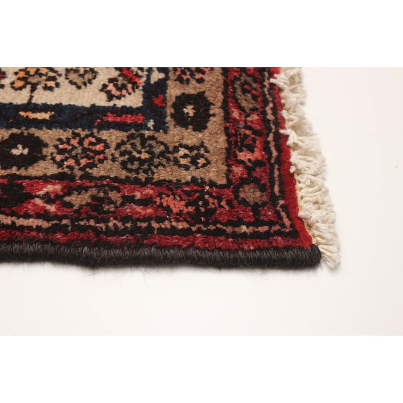 ECARPETGALLERY Hand-knotted Andelz Red Wool Rug - 3'1 x 10'2