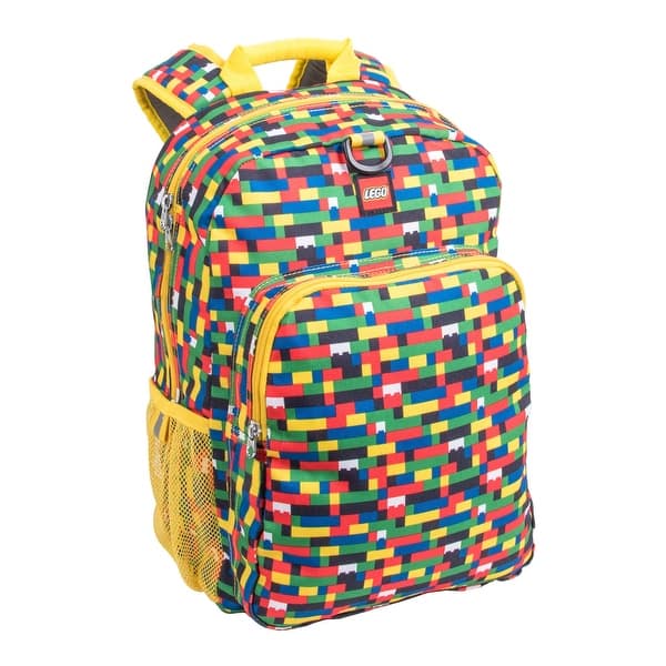 slide 2 of 13, Classic Kids School Backpack Bookbag, for Travel, On-the-Go, Back to School, Boys and Girls, with Adjustable Padded Straps Brick Wall