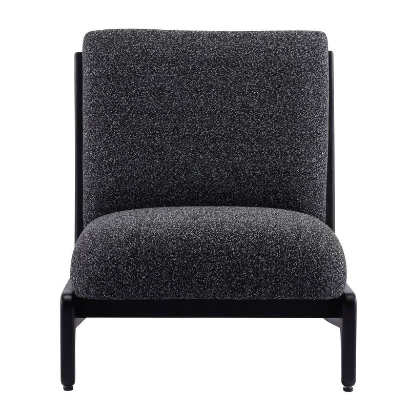 Christopher Knight Home - Modern Rubber Wood + Fabric Accent Chair