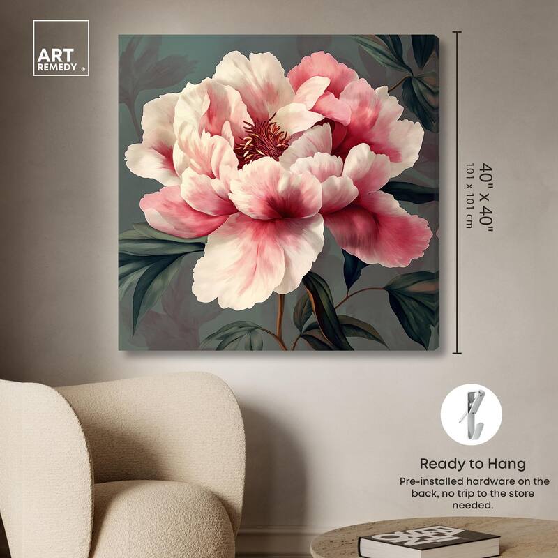 Opal Bloom I Canvas by Art Remedy, Gallery Wrapped