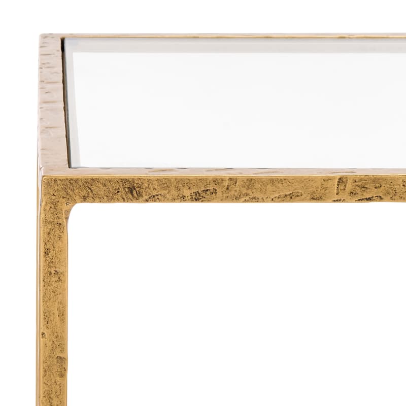 SAFAVIEH Couture Tauri Forged Metal Square Accent Table - 19"W x 19"D x 20"H