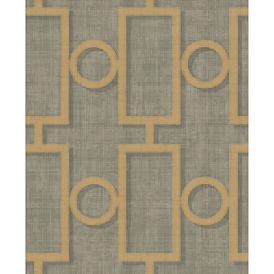 Seabrook Designs Adorn Geometric Unpasted Wallpaper