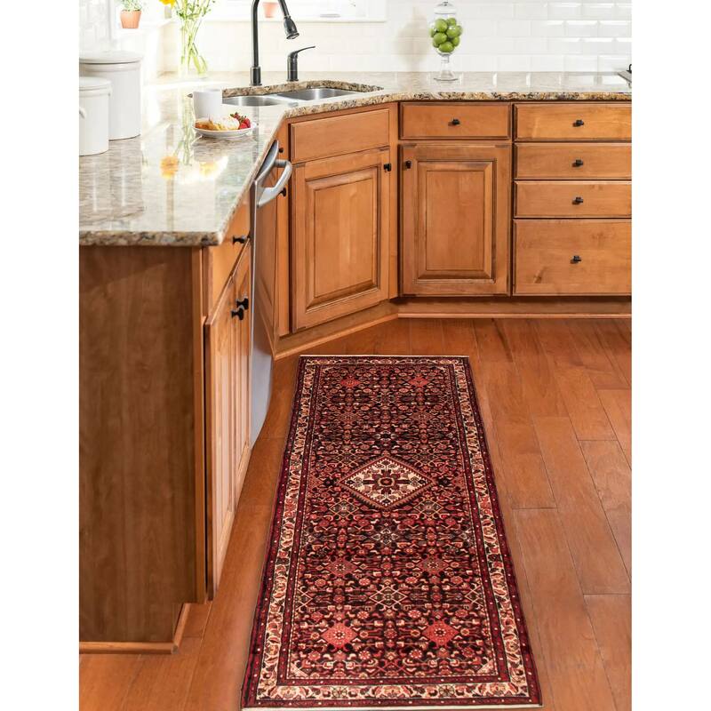 ECARPETGALLERY Hand-knotted Andelz Black Wool Rug - 3'9 x 10'5