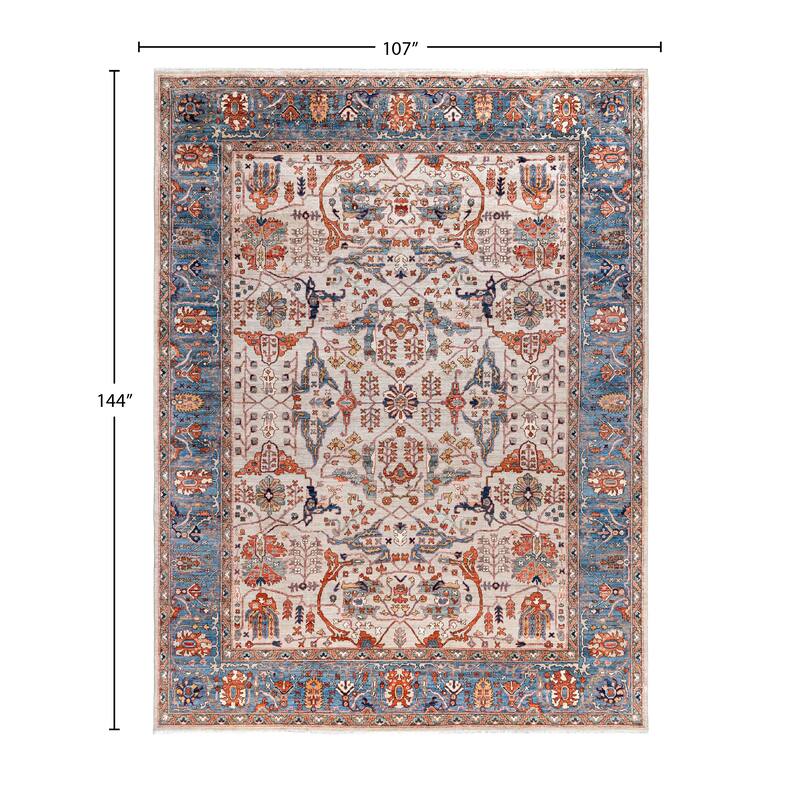 Serapi One-of-a-Kind Hand-Knotted Area Rug - Gray - 8' 11" x 12' 0"