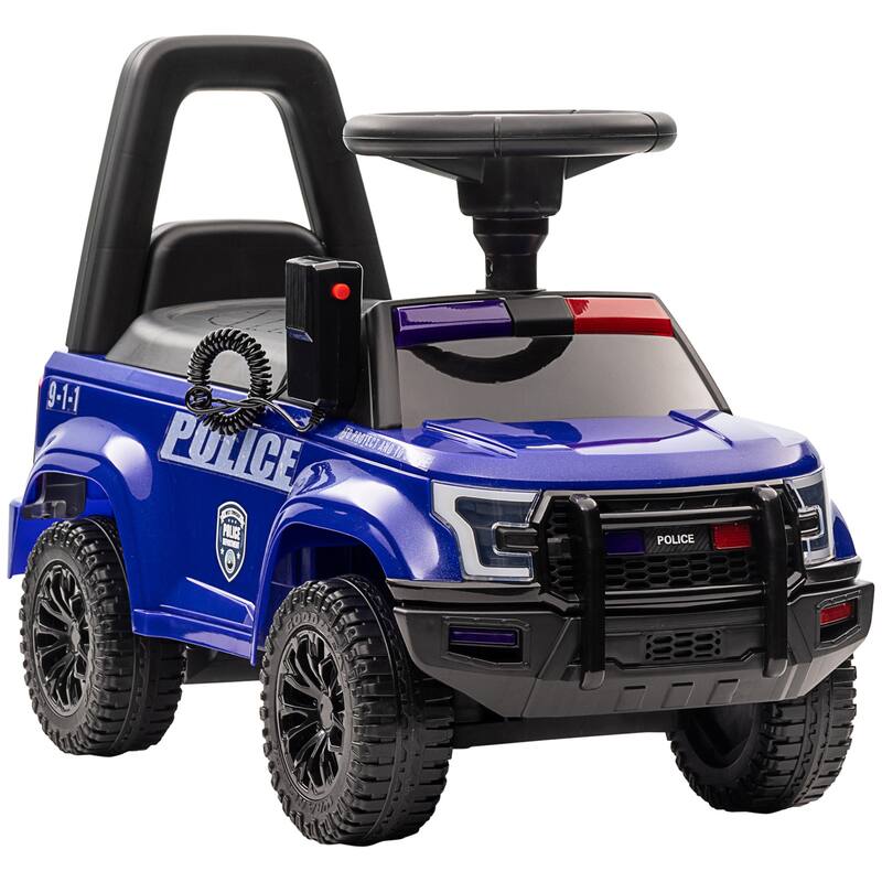 Foot-to-Floor Sliding Car for Toddlers with Working PA System, Under-Seat Storage, and Safety Design for 18-60 Months Kids
