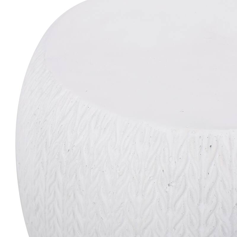 Gerick Outdoor Lightweight Concrete Side Table by Christopher Knight Home
