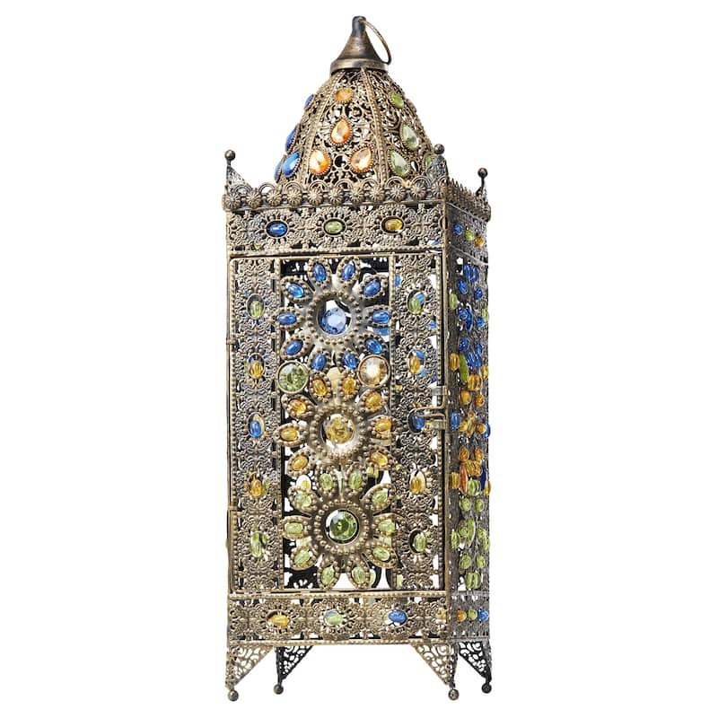 Gracewood Hollow Ellams 24-inch Jeweled Turkish Table Lamp