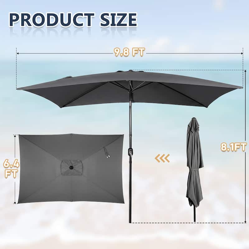 black market patio umbrella Sun-Ray 9-ft Steel Black Market Patio Umbrella 801001B at Lowes.com