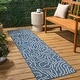 preview thumbnail 9 of 17, JONATHAN Y Nolan Modern Coastal Organic Shapes Indoor/Outdoor Area Rug