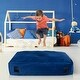preview thumbnail 13 of 12, 57 x 57 Inch Crash Pad Sensory Mat with Foam Blocks and Washable Velvet Cover - 57" x 57" x 13" (L x W x H)