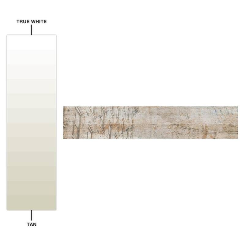 Merola Tile Cava Deco Lar 6" x 31-1/2" Porcelain Floor and Wall Tile