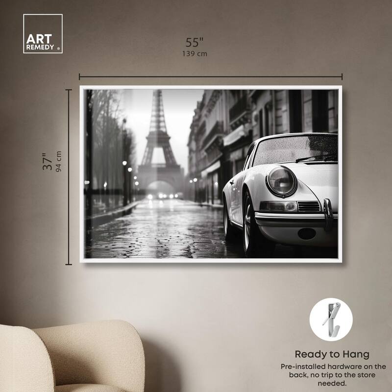 Rainy Day Paris Shadowbox by Art Remedy