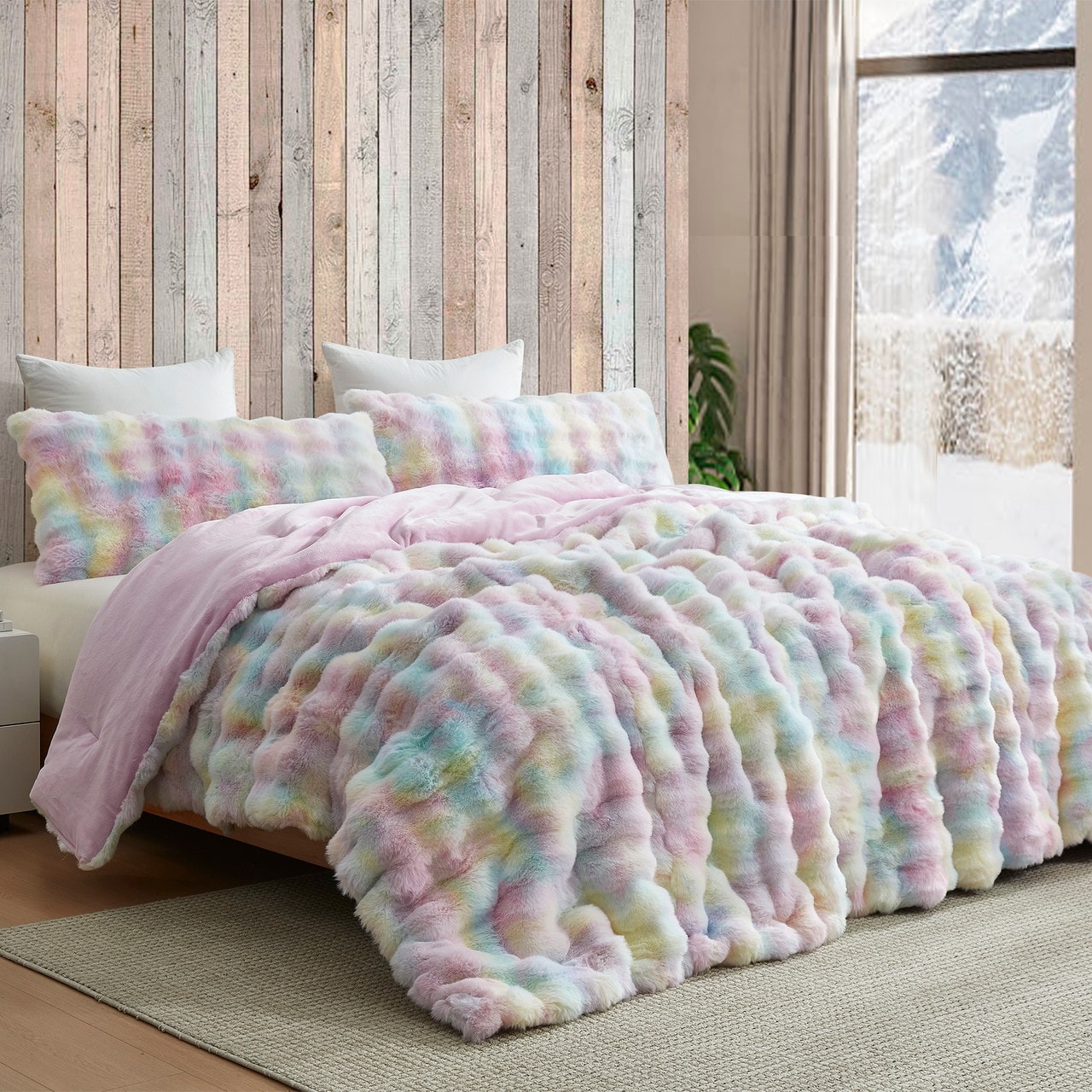 Sherbert Scoops® - Coma Inducer® Oversized Comforter Set - Rainbow Sprinkles