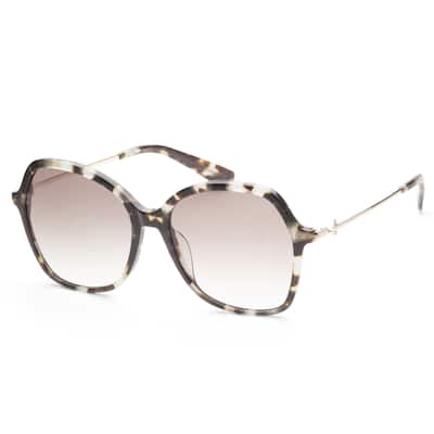 Longchamp Women's 57mm Havana Aqua Sunglasses