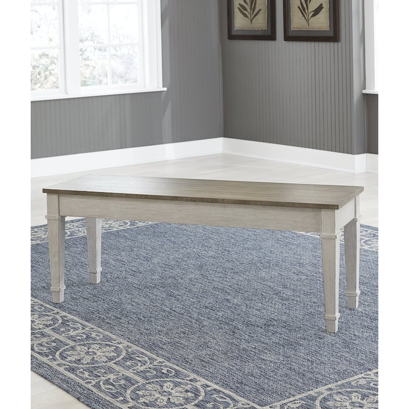 Signature Design by Ashley Skempton White / Light Brown 4-Piece Dining Package