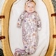 preview thumbnail 3 of 7, Copper Pearl Girl's Newborn Knotted Gown