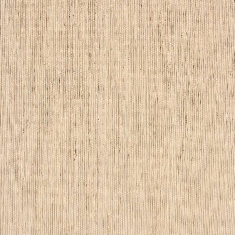 Mason Natural Grasscloth Console Table - Two-Tier Entryway Table with Scalloped Apron, Modern Coastal Accent Table