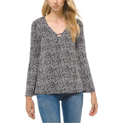 Michael Kors Womens Marled Pullover Sweater,, Multicoloured, Large
