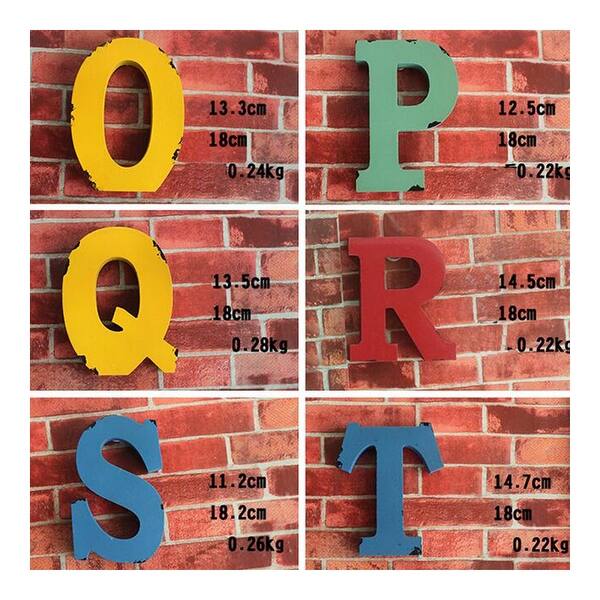 Shop America Vintage Letters Wall Hanging Decoration A Overstock 14447191