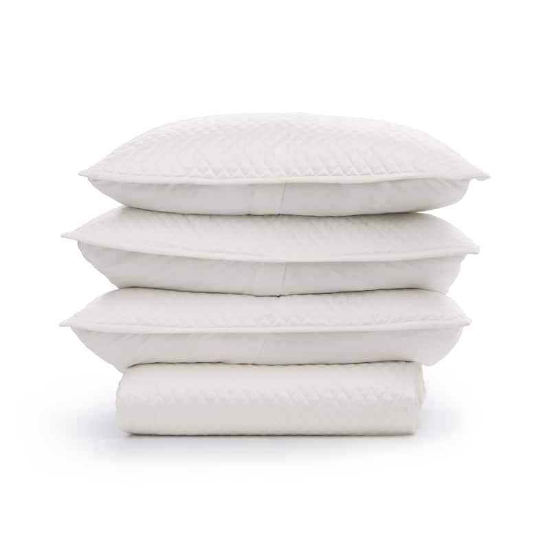 Villa by Classic Home Diamond 100% Sateen Quilt Set