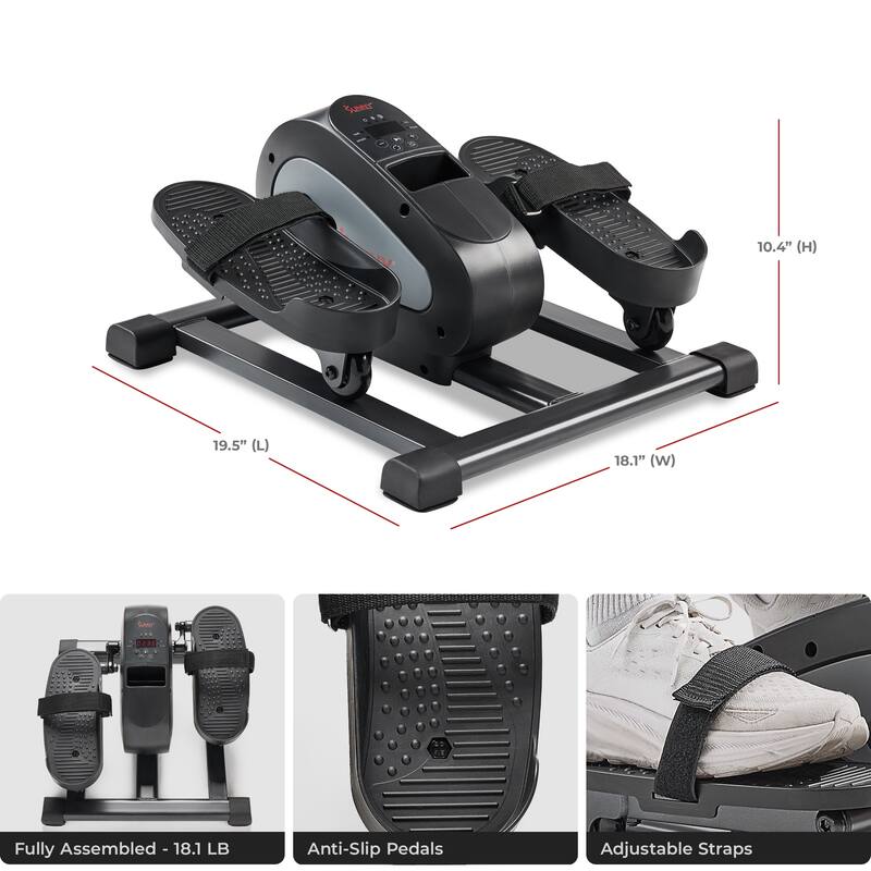 Sunny Health & Fitness Motorized Mini Elliptical- SF-E324028