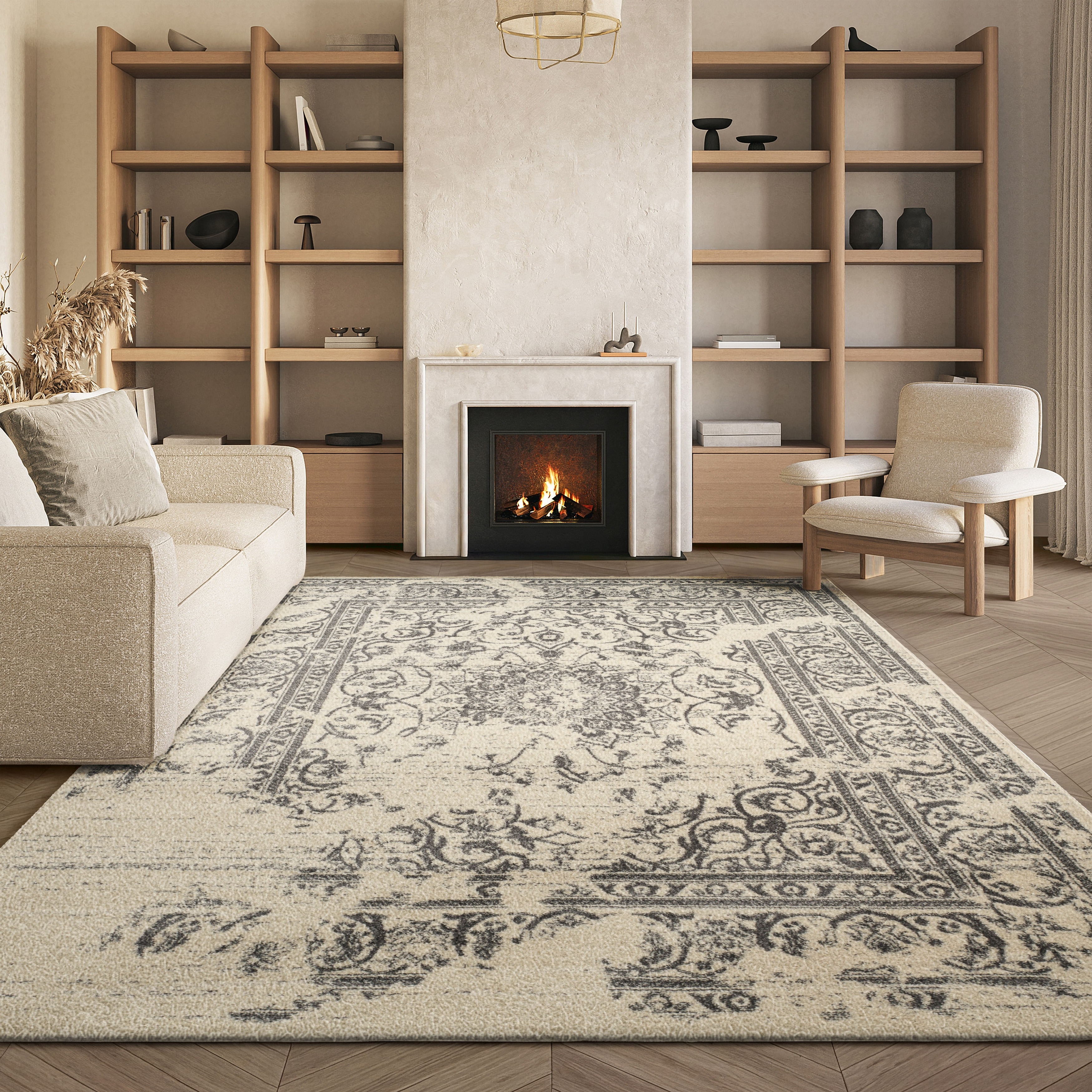 SAFAVIEH, Adirondack Stefaniya Vintage Oriental Distressed Rug