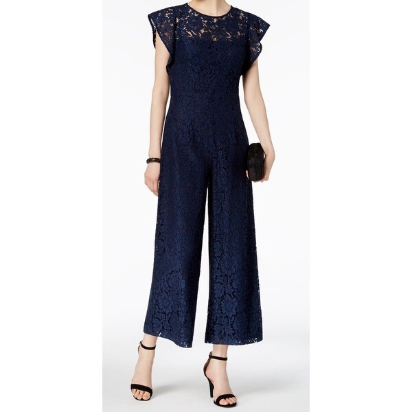 donna ricco lace jumpsuit