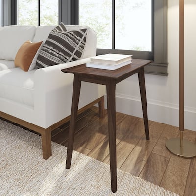 Plank and Beam Mid-Century Rectangular Side Table - 24"
