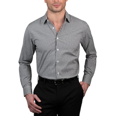 Ben Sherman Men's Check Print Dress Shirt