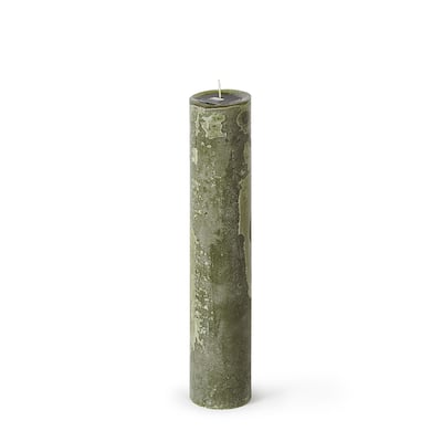 Medium Pillar Candle 2.75"x13.75"H Dark Green